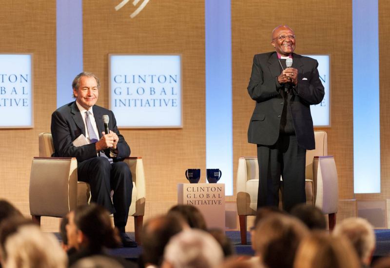 Clinton Global Initiative 2011; Conversations on Courage - Humanitarian Leadership in Action; Charlie Rose; Archbishop Desmond M. Tutu; Aung San Suu Ky; 09-210-201