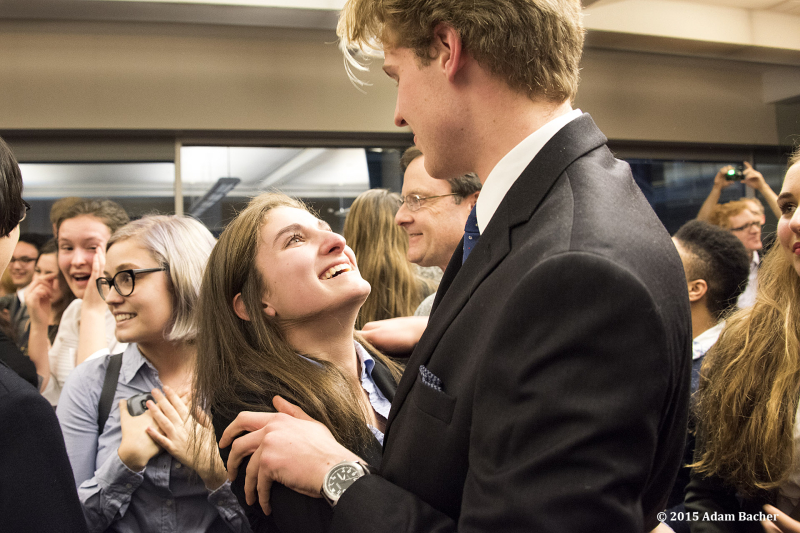 Grant High School Constitution Team, 01-17-2015 Portland Oregon editorial photographer