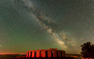 Milky Way and Stonehenge Memorial