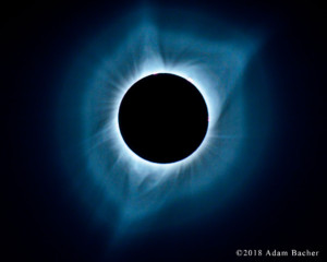 Total eclipse of the sun.