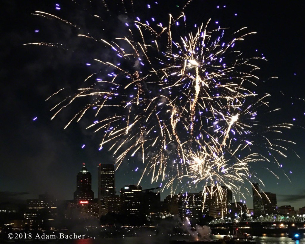 Fireworks_Portland_Oregon_waterfront_Adam_Bacher_Photography_c_w Fireworks over Portland, Oregon, on 4th of July
