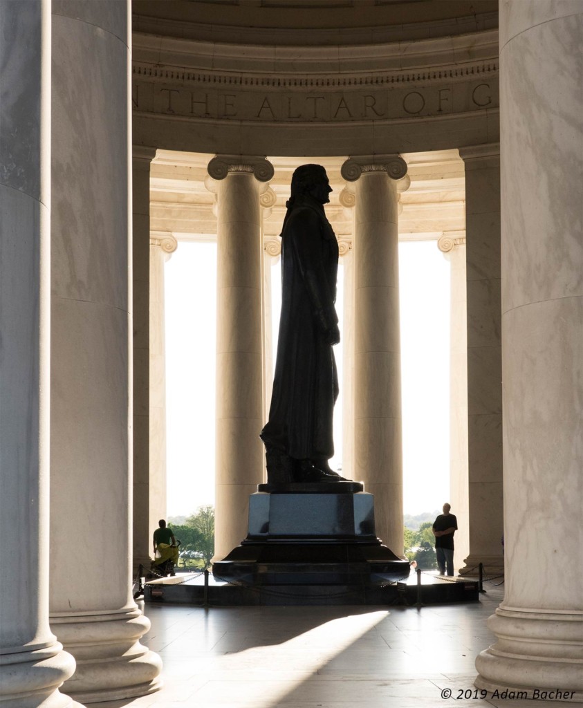 jefferson memorial, washington dc, travel photography